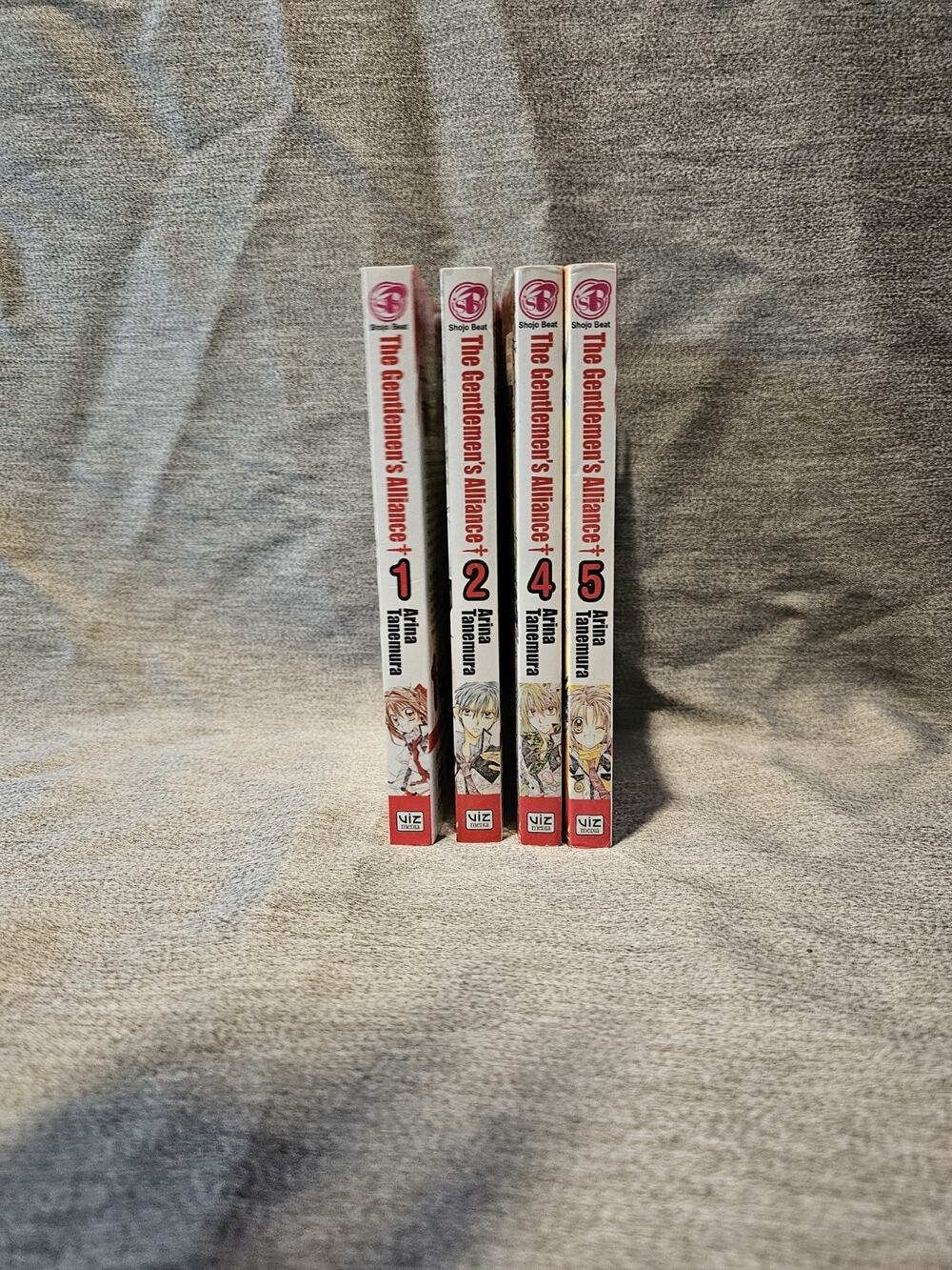 The Gentleman’s Alliance Cross 1 2 4 5 English Manga Arina Tanemura Series